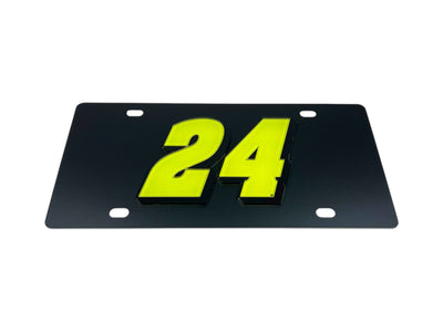 William Byron Raptor # Only Carbon Steel License Plate
