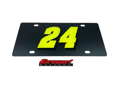 William Byron Raptor # Only Carbon Steel License Plate