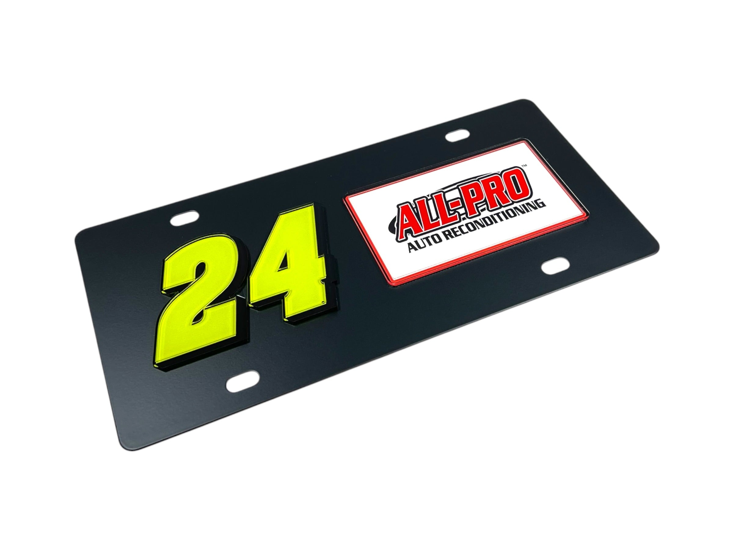 William Byron ALL-PRO # & Sponsor Carbon Steel License Plate