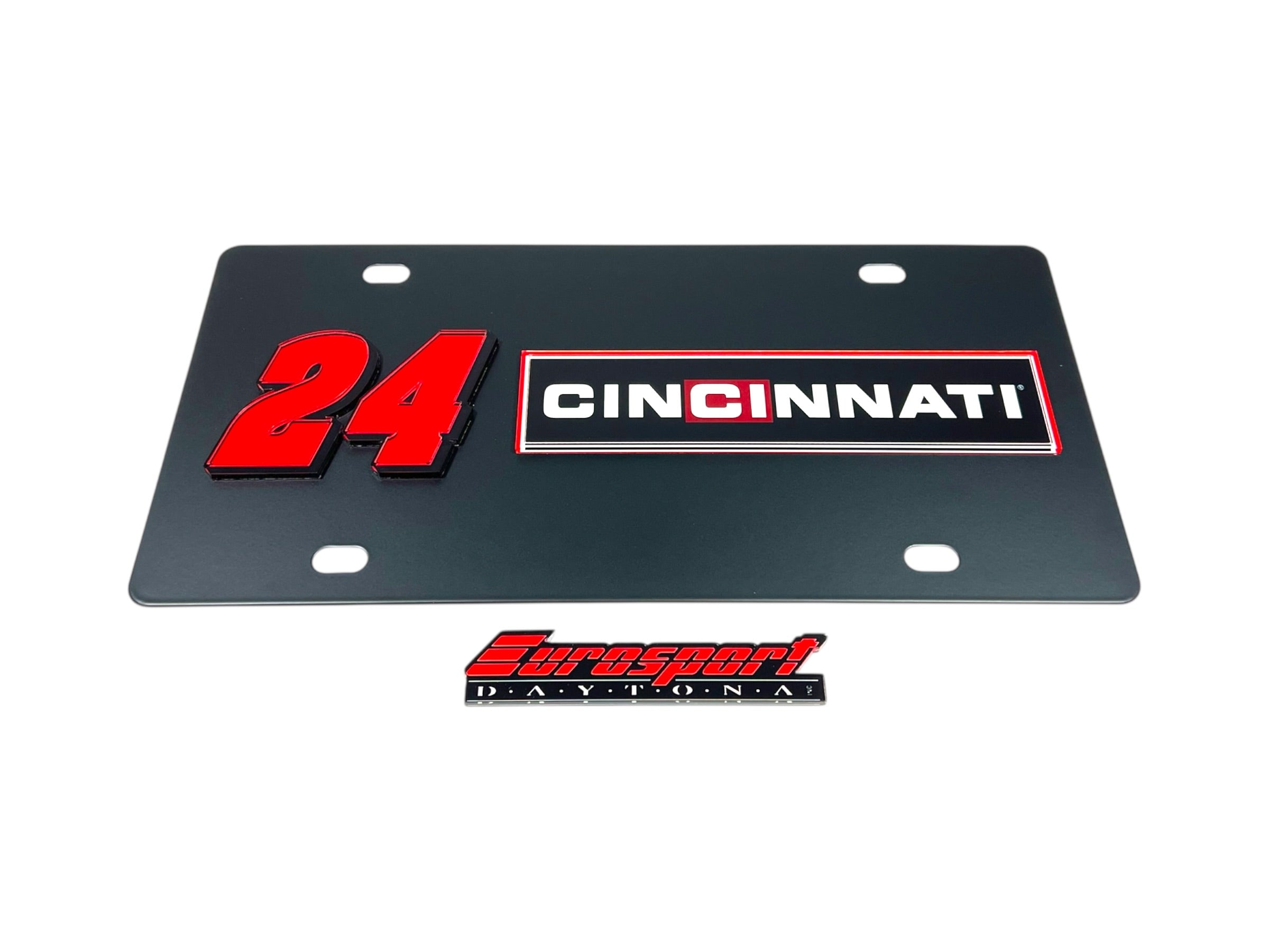 William Byron Cincinnati # & Sponsor Carbon Steel License Plate