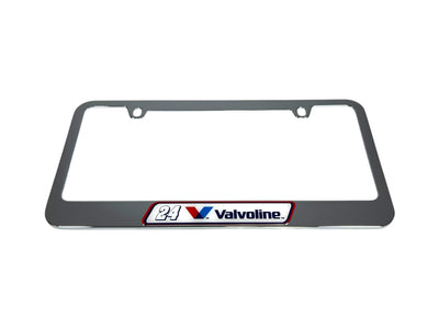 William Byron Valvoline # & Sponsor Chrome License Plate Frame