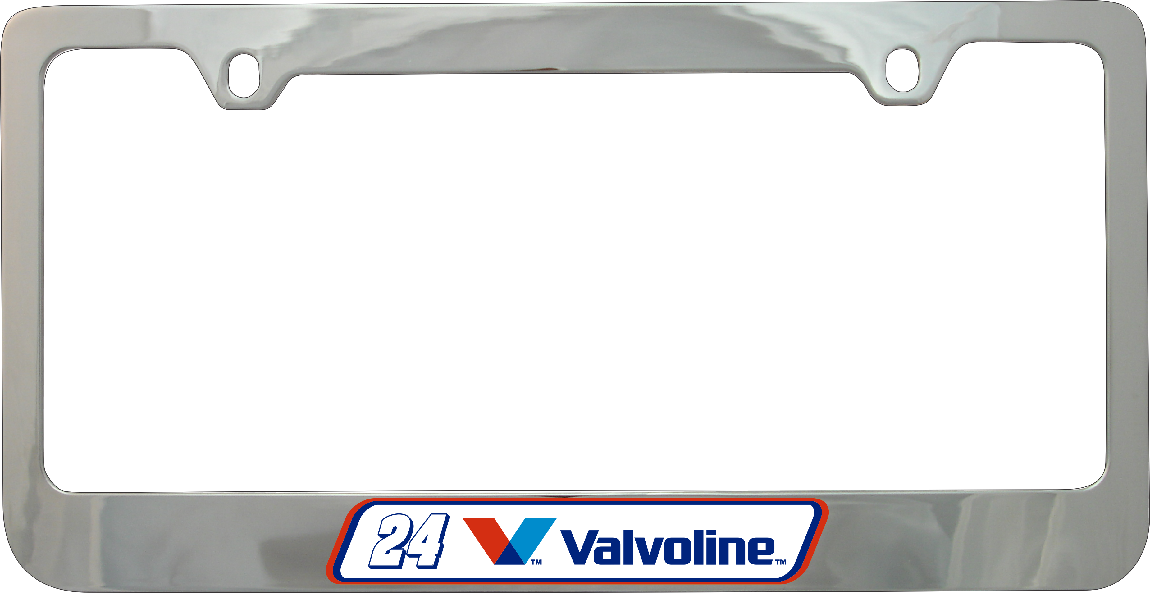 William Byron Valvoline # & Sponsor Chrome License Plate Frame