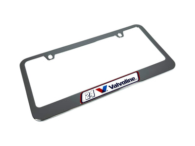 William Byron Valvoline # & Sponsor Chrome License Plate Frame