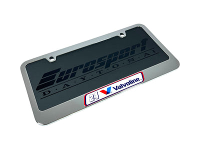 William Byron Valvoline # & Sponsor Chrome License Plate Frame