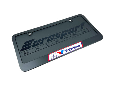 William Byron Valvoline # & Sponsor Black License Plate Frame