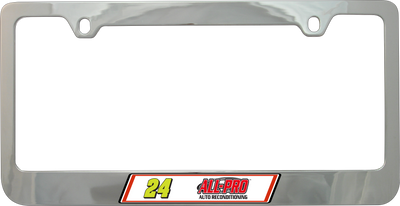 William Byron ALL-PRO # & Sponsor Chrome License Plate Frame