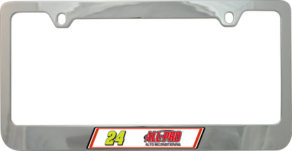 William Byron ALL-PRO # & Sponsor Chrome License Plate Frame