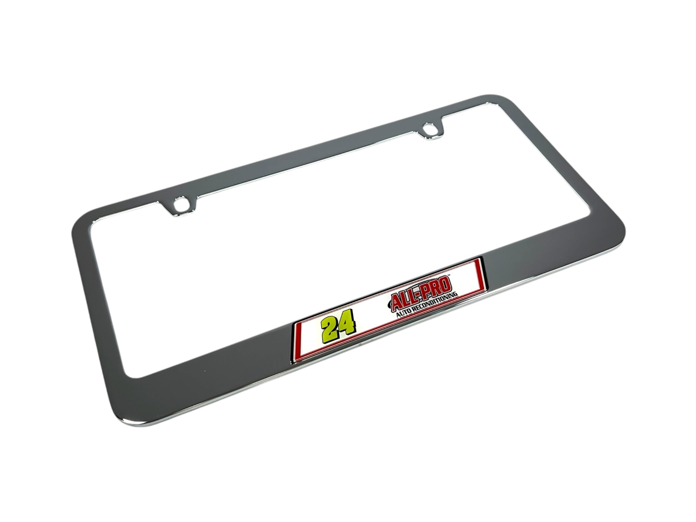 William Byron ALL-PRO # & Sponsor Chrome License Plate Frame