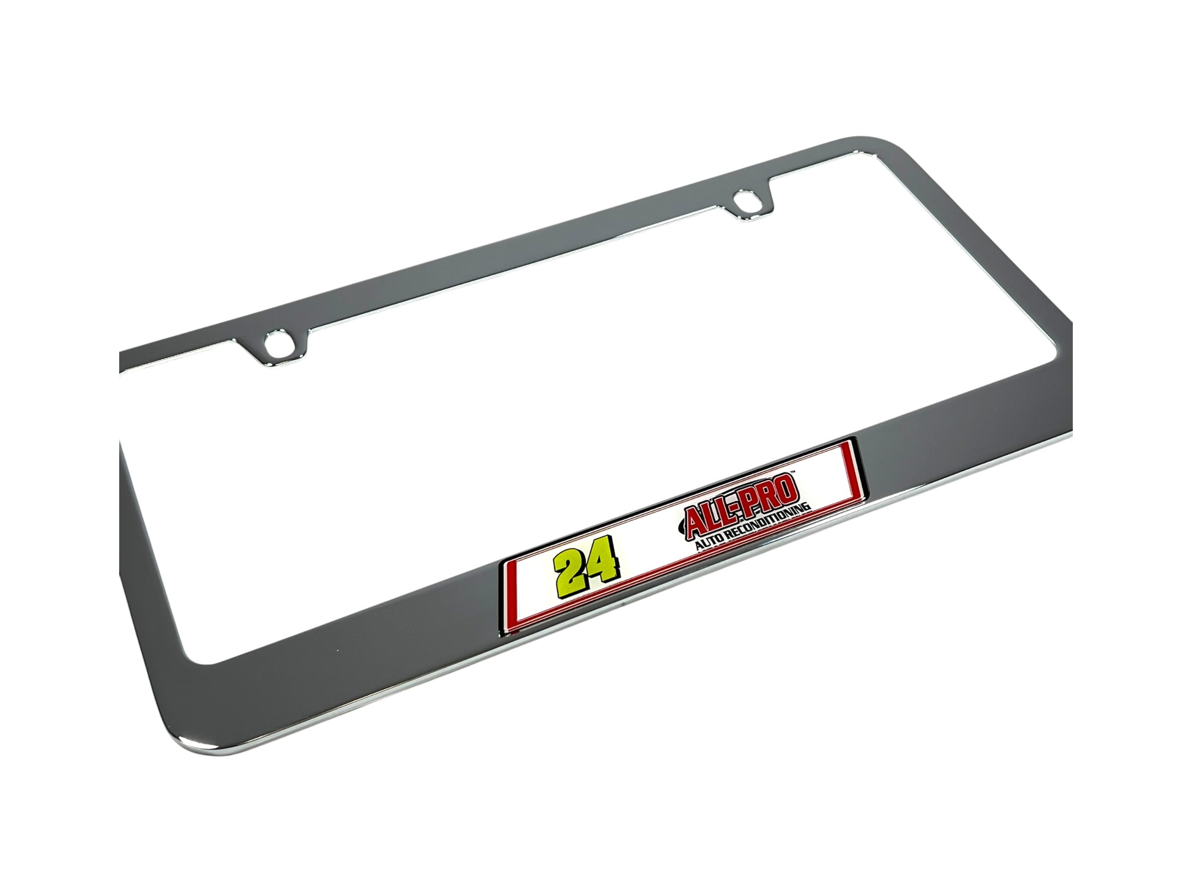 William Byron ALL-PRO # & Sponsor Chrome License Plate Frame