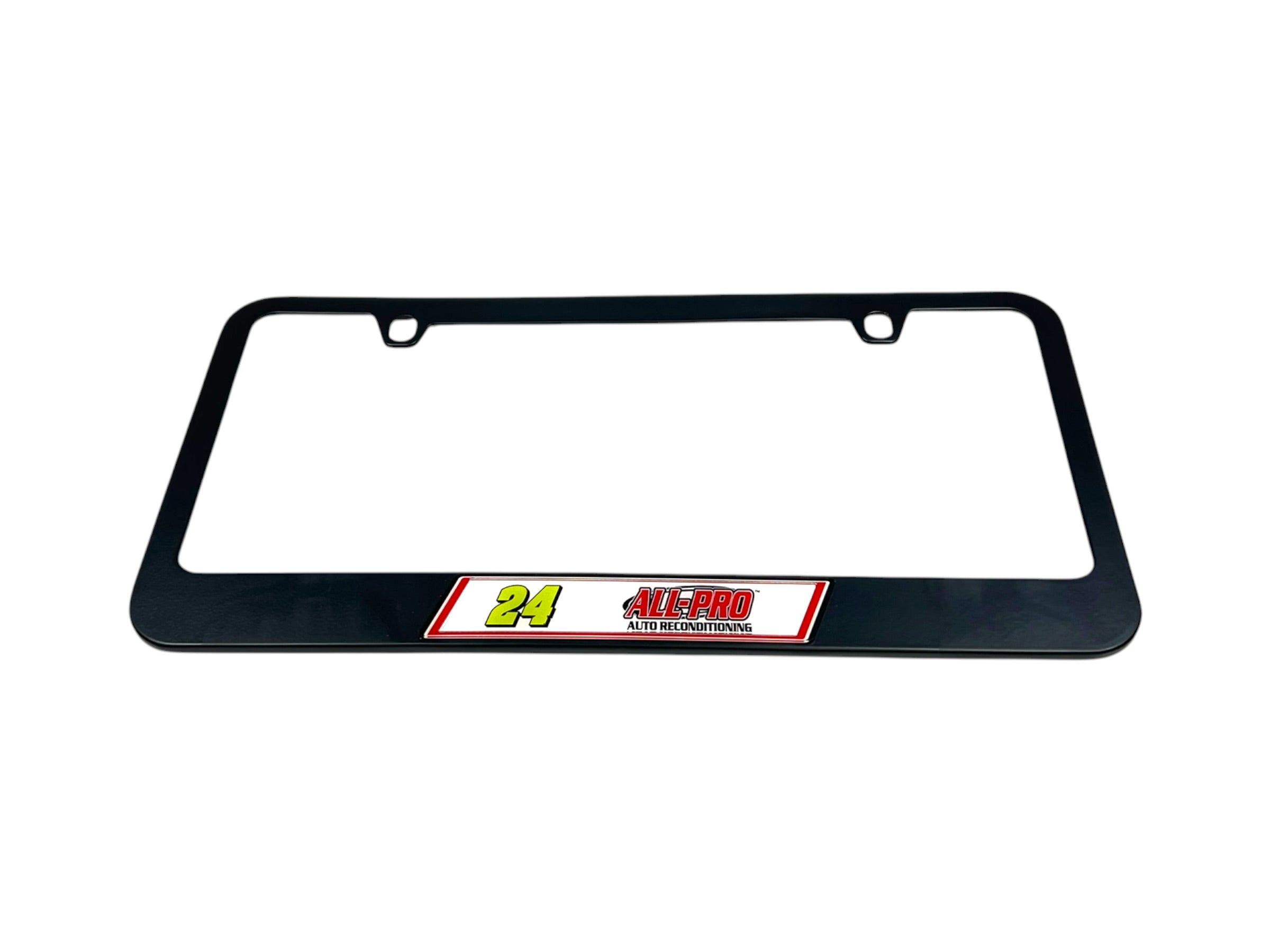 William Byron ALL-PRO # & Sponsor Black License Plate Frame