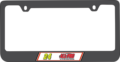 William Byron ALL-PRO # & Sponsor Black License Plate Frame