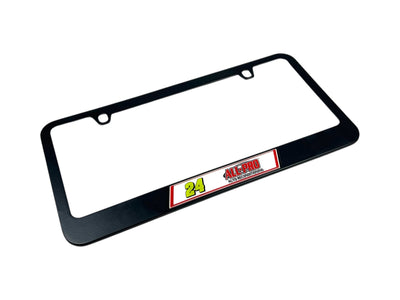 William Byron ALL-PRO # & Sponsor Black License Plate Frame