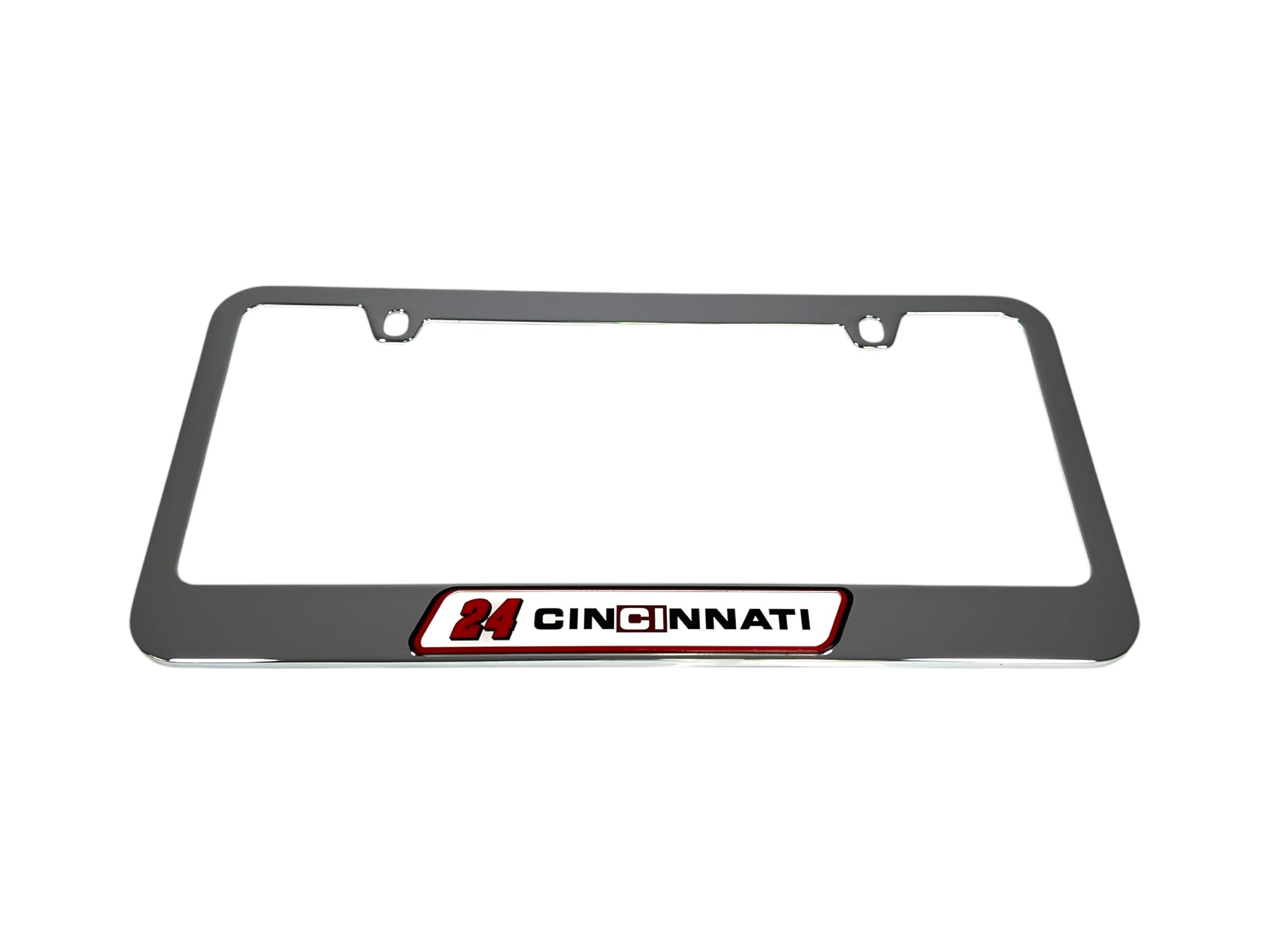 William Byron Cincinnati # & Sponsor Chrome License Plate Frame