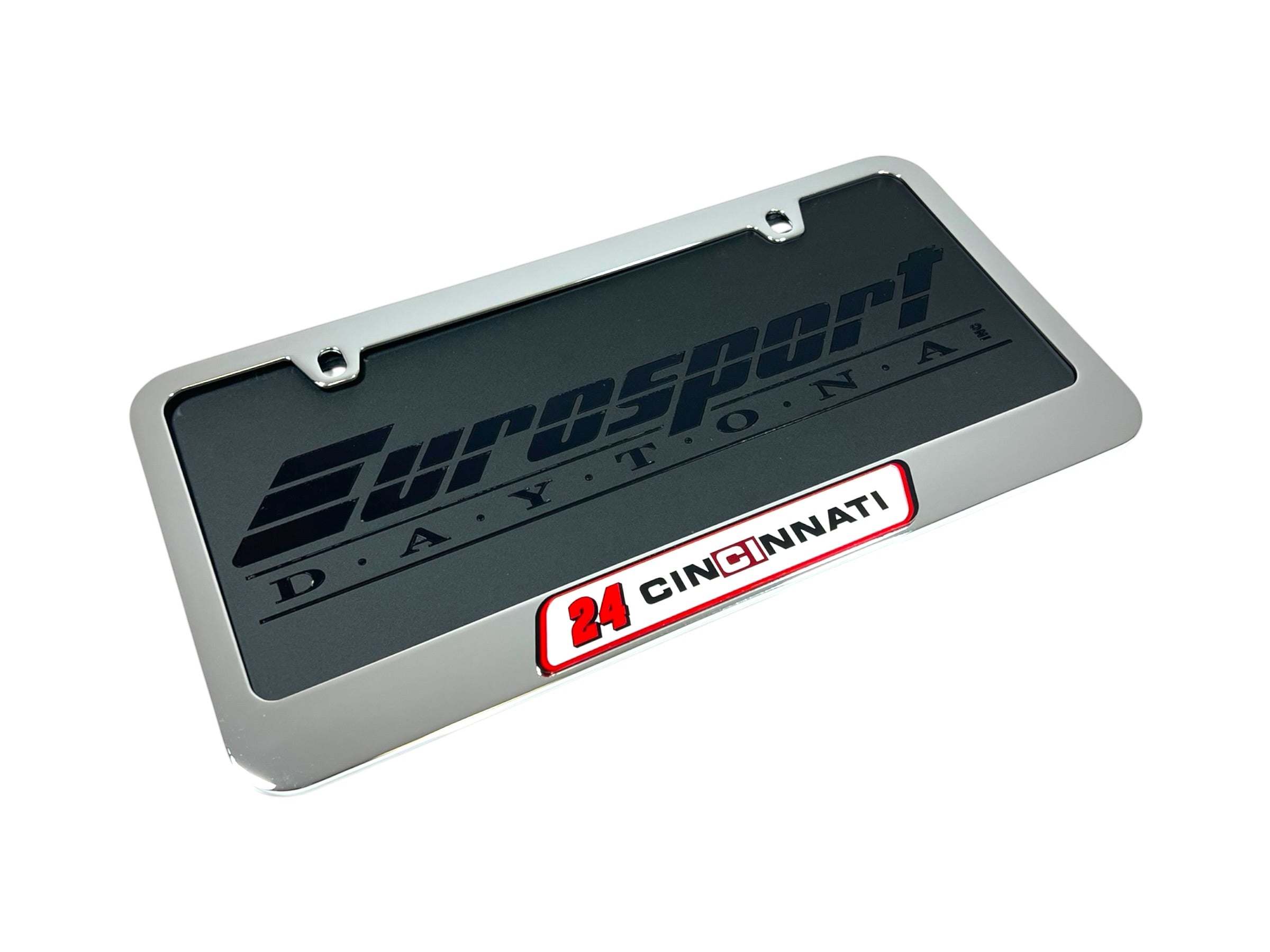 William Byron Cincinnati # & Sponsor Chrome License Plate Frame