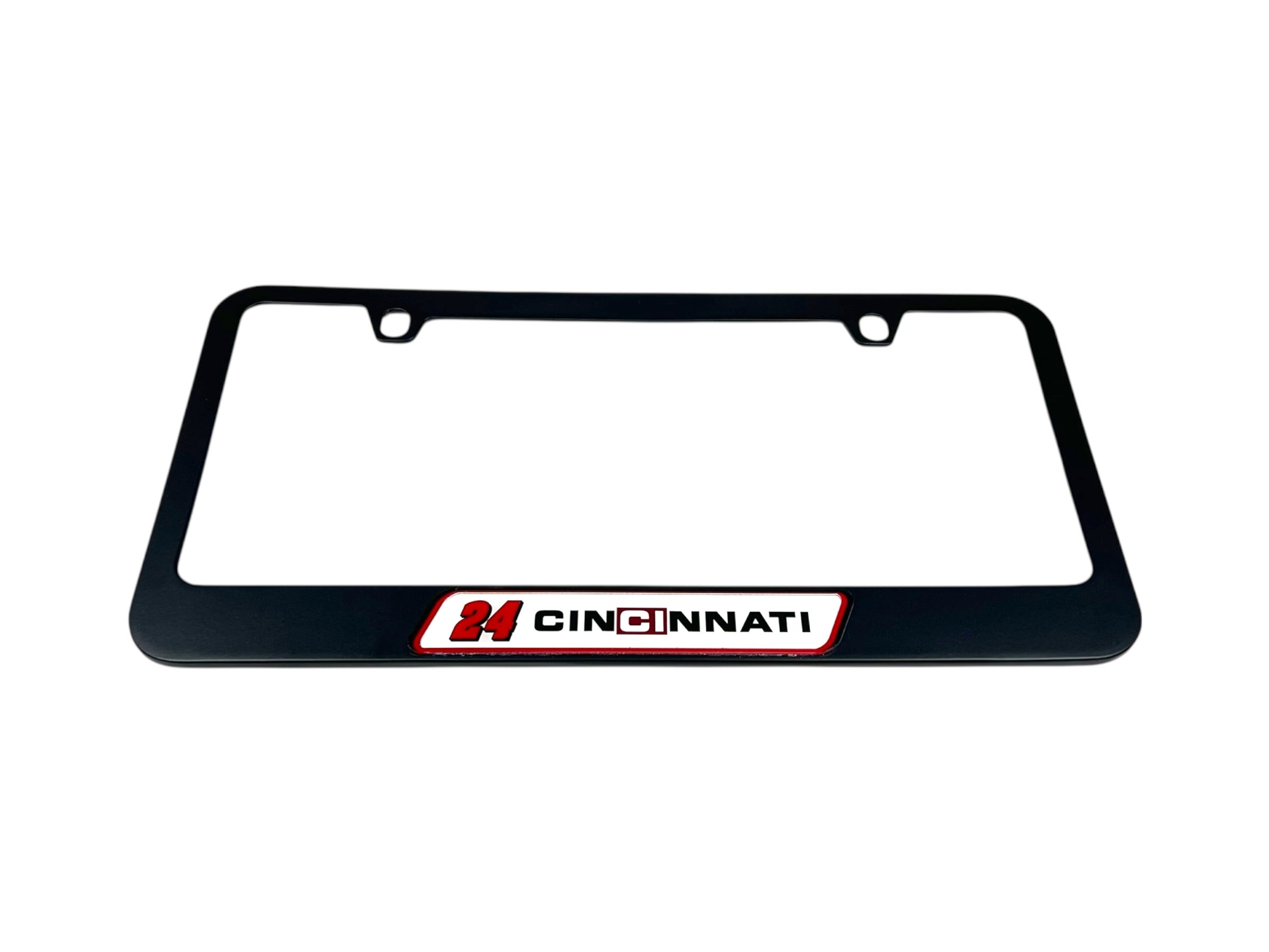 William Byron Cincinnati # & Sponsor Black License Plate Frame