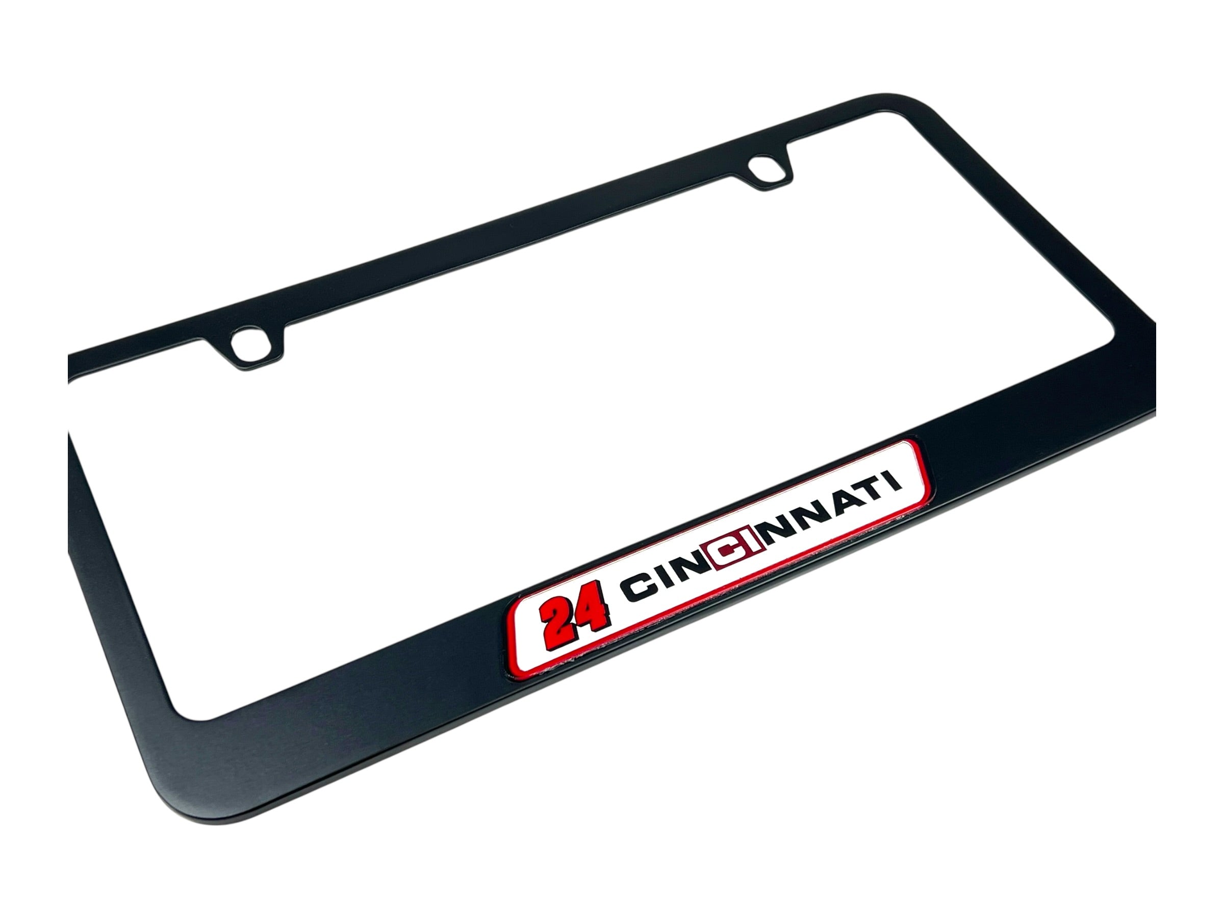 William Byron Cincinnati # & Sponsor Black License Plate Frame