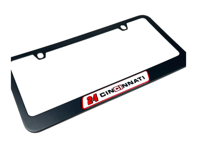 William Byron Cincinnati # & Sponsor Black License Plate Frame