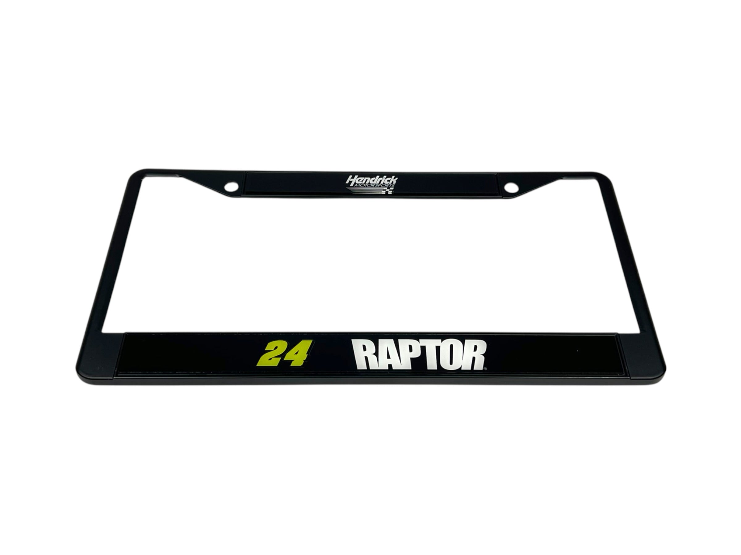 William Byron Raptor # & Sponsor Black License Plate Frame