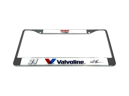 William Byron Valvoline # & Sponsor Chrome License Plate Frame