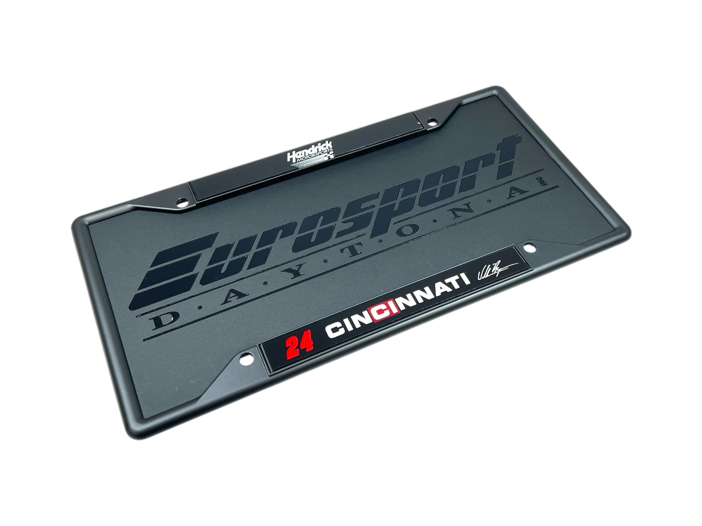 William Byron Cincinnati # & Sponsor Black License Plate Frame