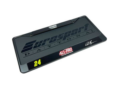 William Byron ALL-PRO # & Sponsor Black License Plate Frame