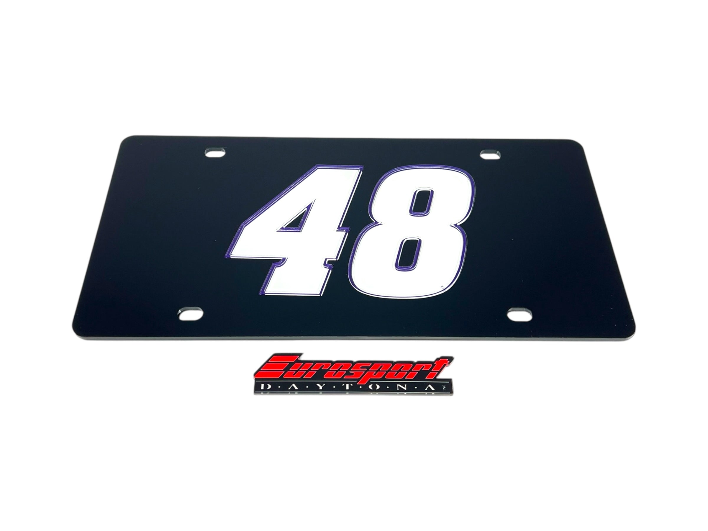 Alex Bowman Ally # Only Acrylic License Plate