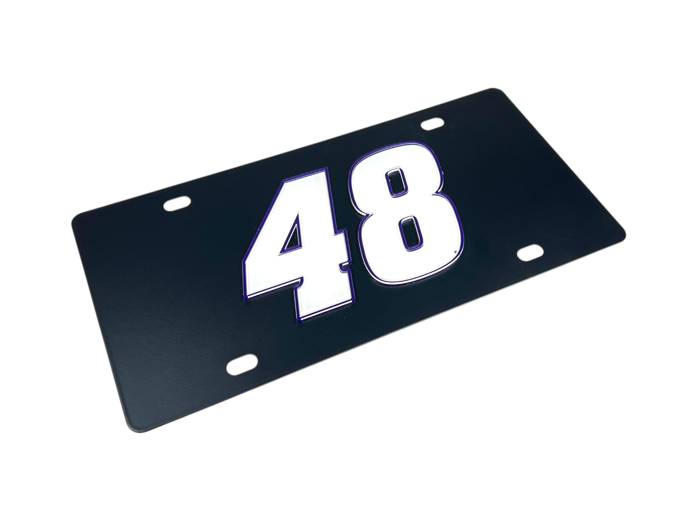 Alex Bowman Ally # Only Carbon Steel License Plate
