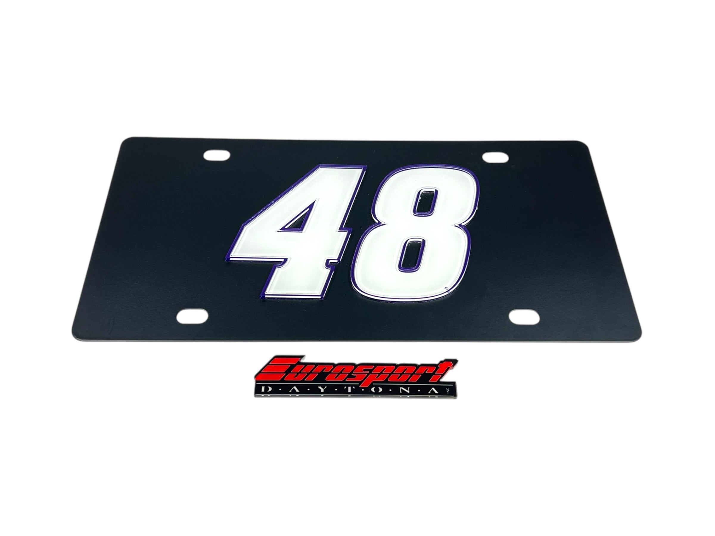 Alex Bowman Ally # Only Carbon Steel License Plate