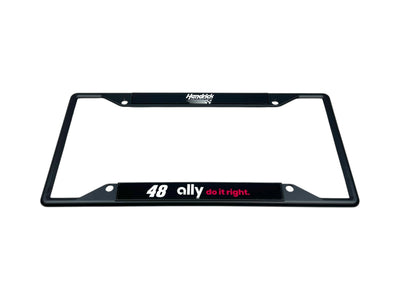 Alex Bowman Ally # & Sponsor Black License Plate Frame
