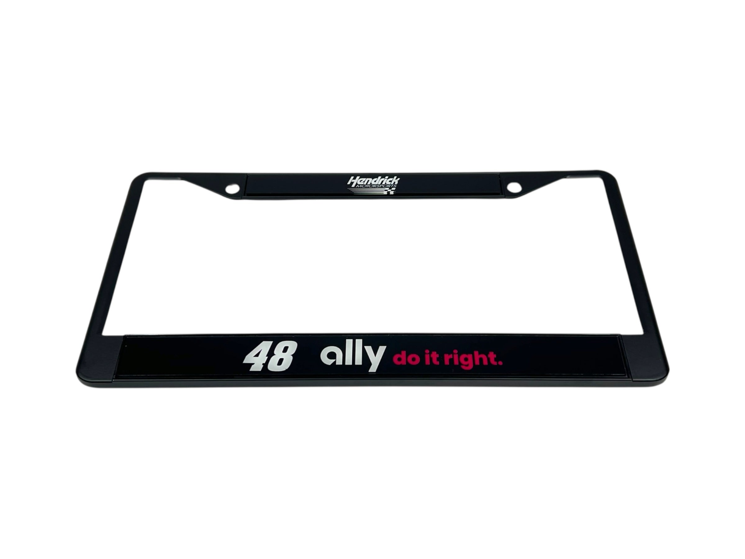 Alex Bowman Ally # & Sponsor Black License Plate Frame