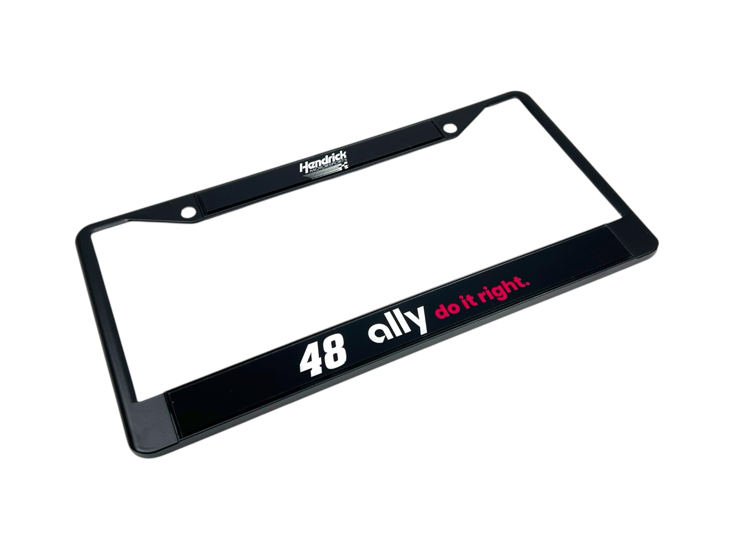 Alex Bowman Ally # & Sponsor Black License Plate Frame