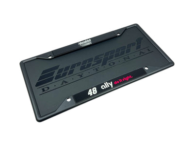 Alex Bowman Ally # & Sponsor Black License Plate Frame