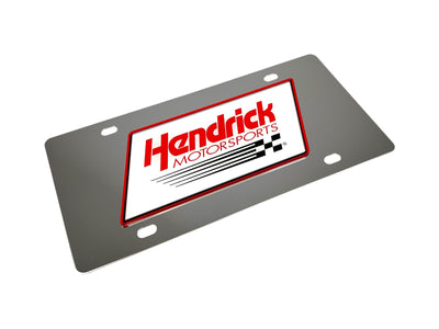 Hendrick Motorsports Stainless Steel License Plate