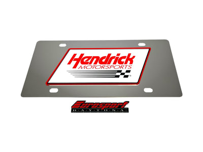 Hendrick Motorsports Stainless Steel License Plate