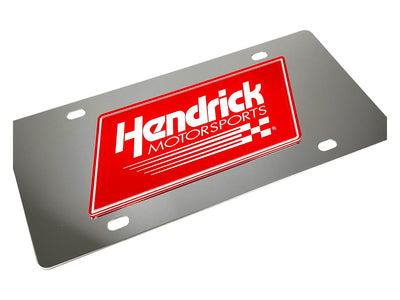 Hendrick Motorsports Stainless Steel License Plate