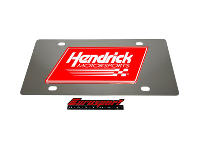 Hendrick Motorsports Stainless Steel License Plate