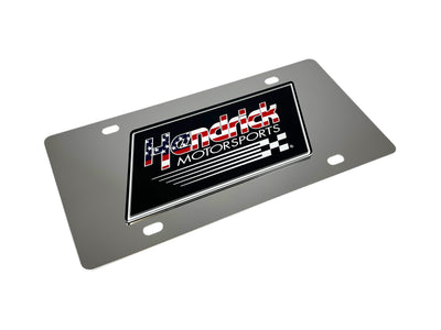 Hendrick Motorsports American Flag Stainless Steel License Plate