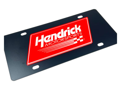 Hendrick Motorsports Carbon Steel License Plate