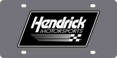 Hendrick Motorsports Carbon Steel License Plate