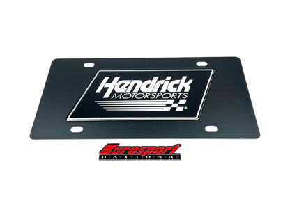 Hendrick Motorsports Carbon Steel License Plate