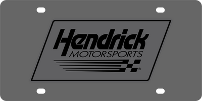 Hendrick Motorsports Carbon Steel License Plate