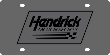 Hendrick Motorsports Carbon Steel License Plate