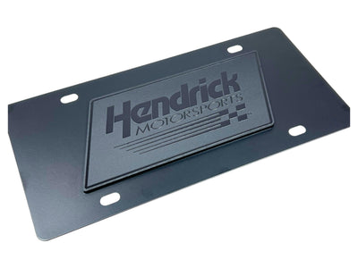 Hendrick Motorsports Carbon Steel License Plate