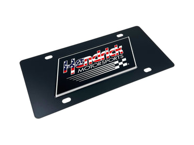 Hendrick Motorsports American Flag Carbon Steel License Plate