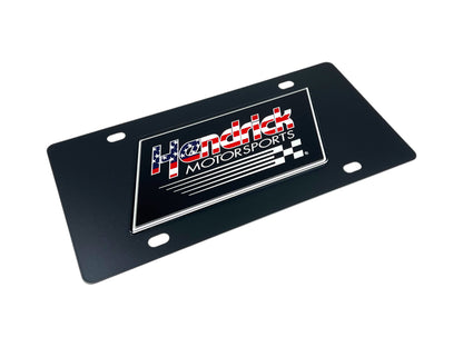 Hendrick Motorsports American Flag Carbon Steel License Plate