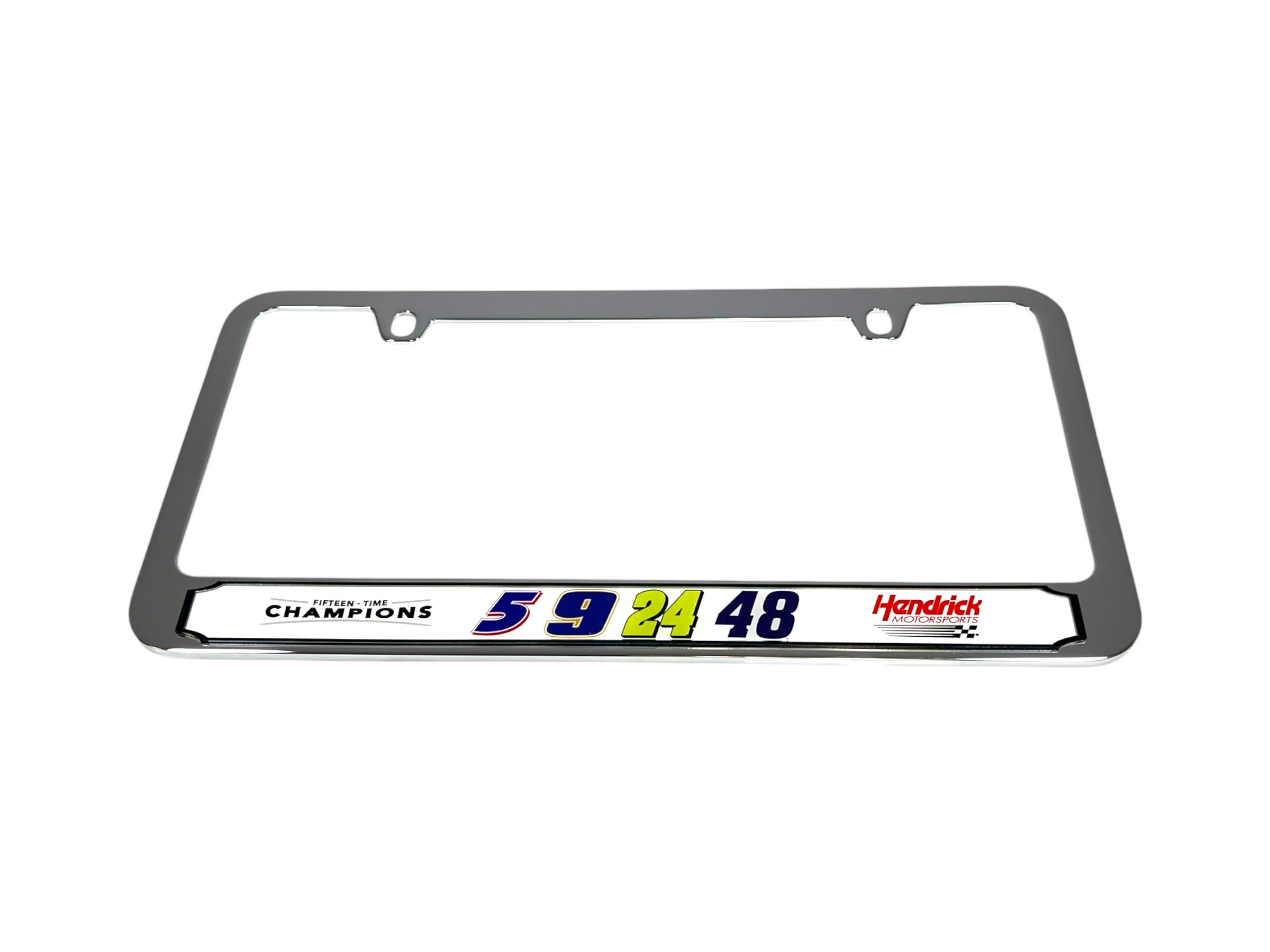 Hendrick Motorsports Team Numbers Chrome License Plate Frame