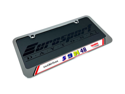 Hendrick Motorsports Team Numbers Chrome License Plate Frame