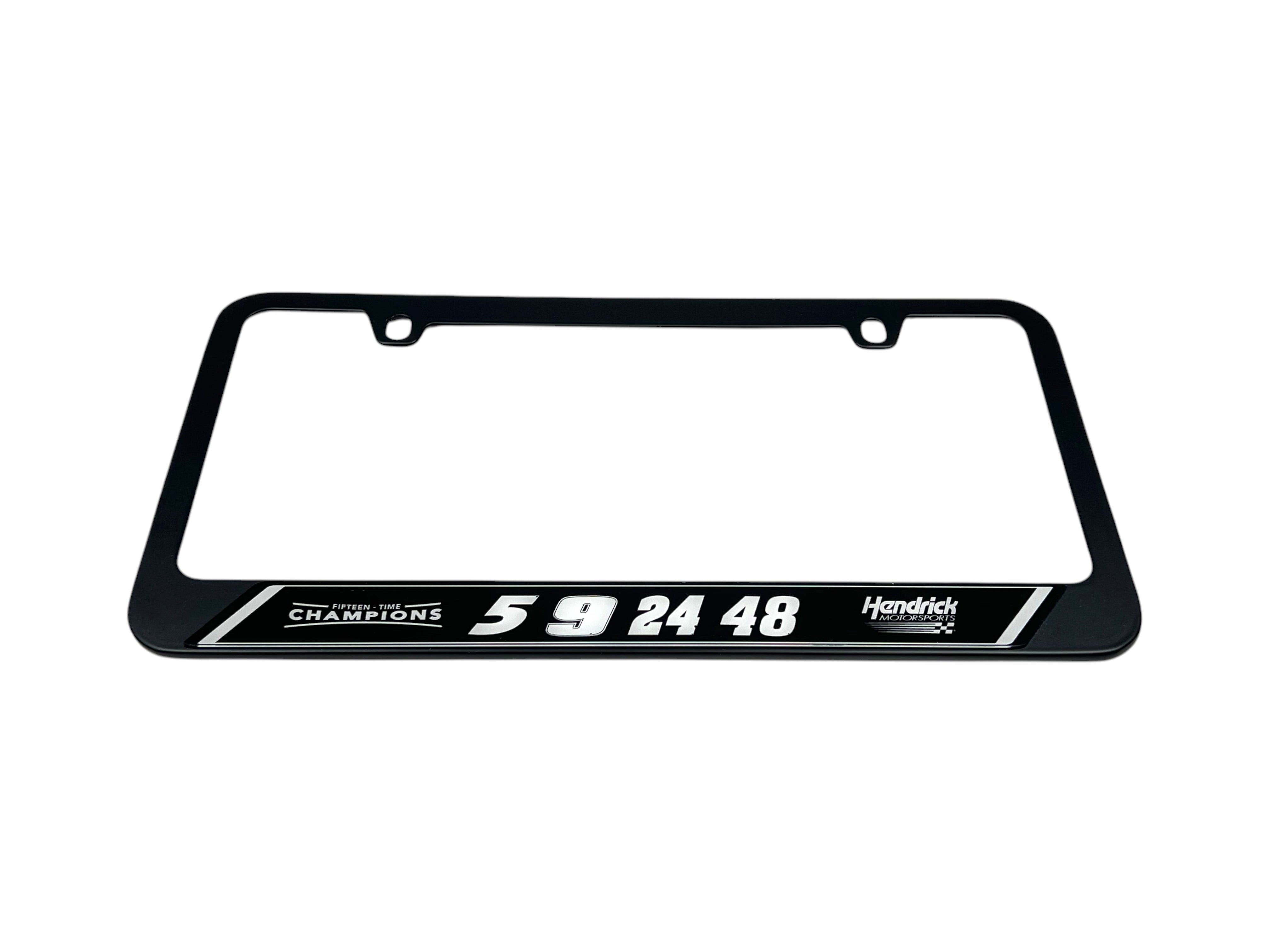 Hendrick Motorsports Team Numbers Black License Plate Frame