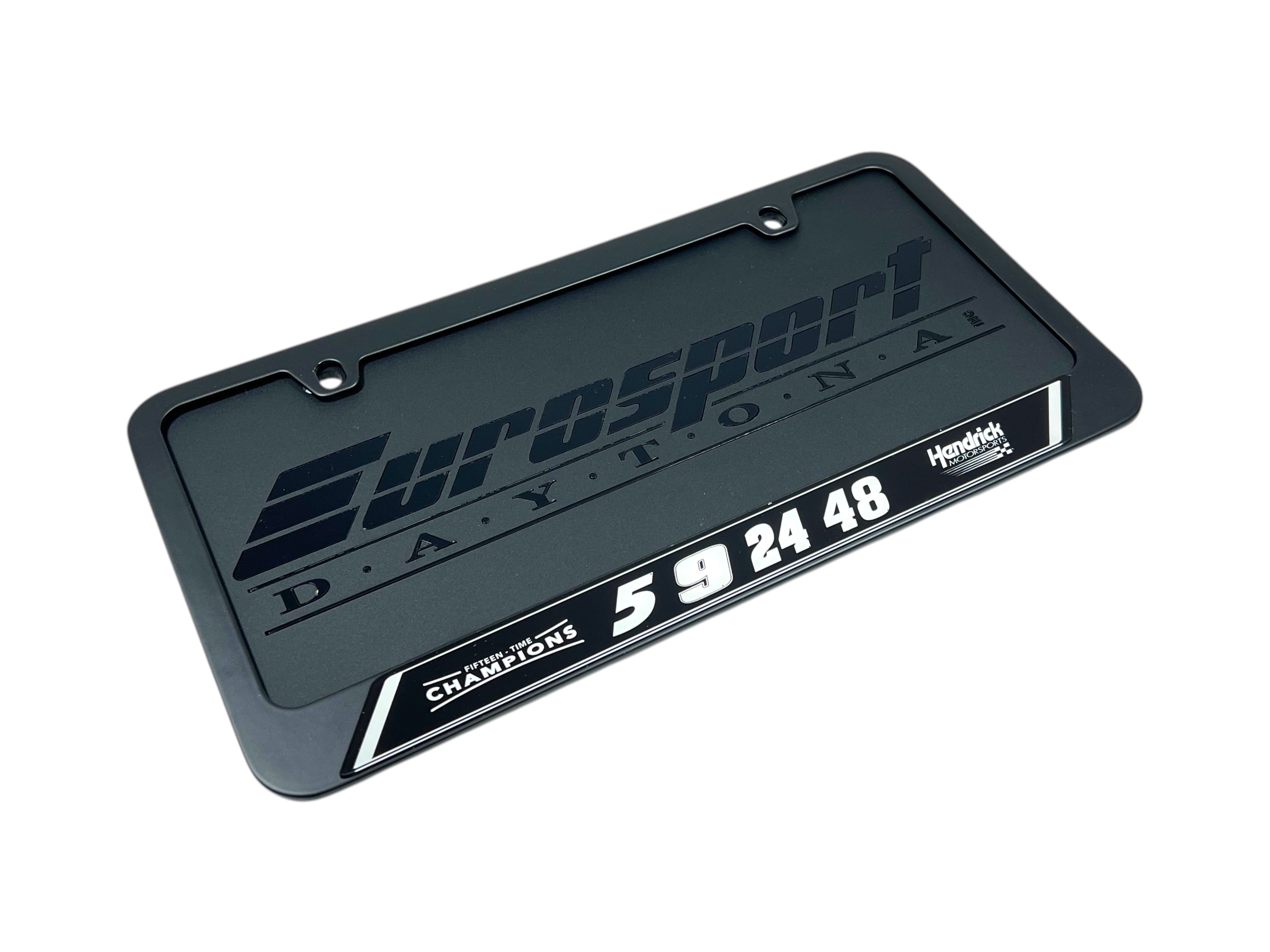 Hendrick Motorsports Team Numbers Black License Plate Frame