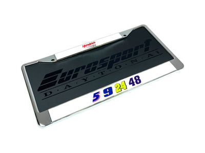 Hendrick Motorsports Team Numbers Chrome License Plate Frame